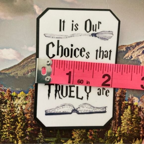(7/$15) Durable Waterproof Sticker - Quote Sticker - Harry Potter - Picture 3 of 3
